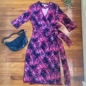 Diane Von Furstenberg Silk Classic Wrap Dress.